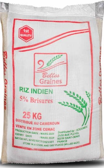 Riz Indien 5% 25kg Riz Indien 5% 25kg