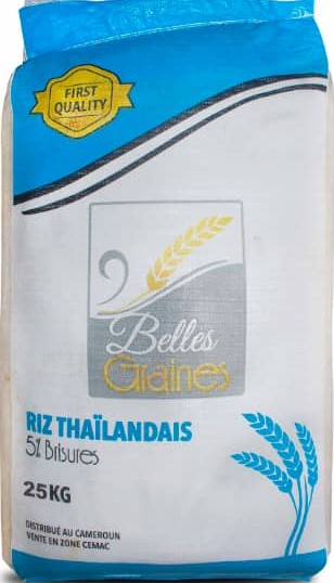Riz Thaïlandais 5% 25kg Riz Thaïlandais 5% 25kg
